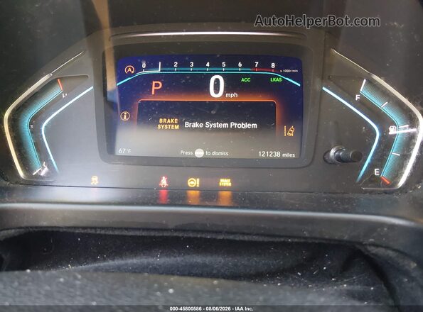 5FNRL6H86JB046155 2018 HONDA ODYSSEY Серый Вид задних сидений