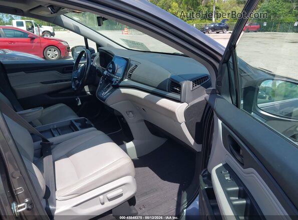 5FNRL6H86KB088567 2019 HONDA ODYSSEY Gray Widok wnętrza z przodu