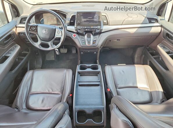 5FNRL6H86KB098449 2019 HONDA ODYSSEY Серебряный Вид панели приборов
