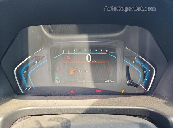 5FNRL6H86KB098449 2019 HONDA ODYSSEY Серебряный Вид щитка приборов