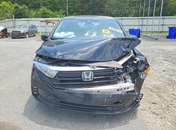 5FNRL6H87NB015860 2022 HONDA ODYSSEY Black წინა ხედი