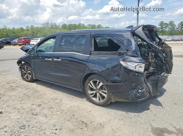 5FNRL6H87NB015860 2022 HONDA ODYSSEY Black უკანა მარცხენა