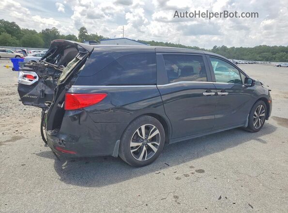 5FNRL6H87NB015860 2022 HONDA ODYSSEY Black უკანა მარჯვენა