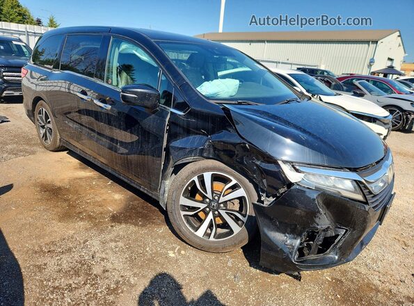 5FNRL6H88JB503726 2018 HONDA ODYSSEY Black წინა მარჯვენა