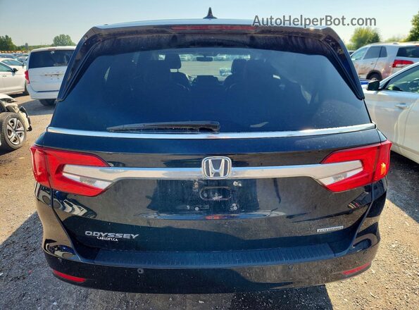 5FNRL6H88JB503726 2018 HONDA ODYSSEY Black უკანა ხედი