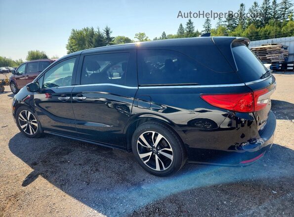 5FNRL6H88JB503726 2018 HONDA ODYSSEY Black უკანა მარცხენა