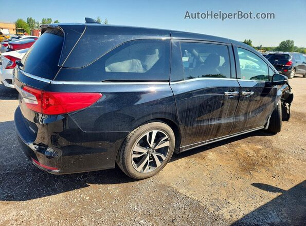 5FNRL6H88JB503726 2018 HONDA ODYSSEY Black უკანა მარჯვენა