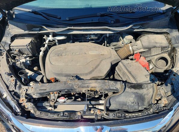 5FNRL6H88JB503726 2018 HONDA ODYSSEY Black ძრავის განყოფილების ხედი