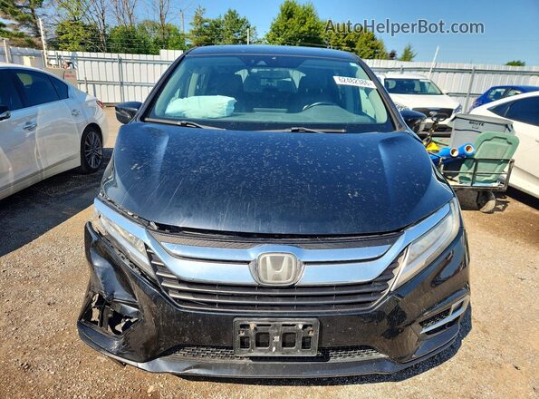 5FNRL6H88JB503726 2018 HONDA ODYSSEY Black წინა ხედი