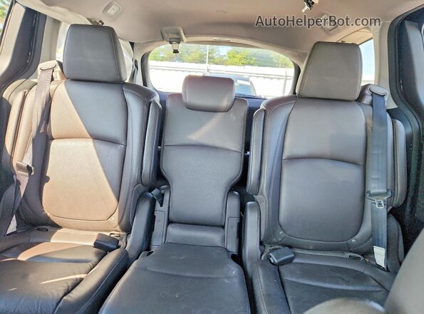 5FNRL6H88JB503726 2018 HONDA ODYSSEY Black უკანა სავარძლების ხედი