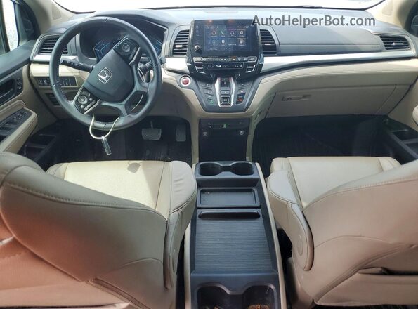 5FNRL6H88KB032386 2019 HONDA ODYSSEY White Vista del salpicadero