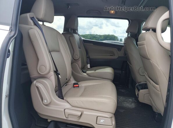 5FNRL6H88KB032386 2019 HONDA ODYSSEY White Vista de los asientos traseros