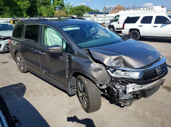 5FNRL6H88NB029024 2022 HONDA ODYSSEY Gray წინა მარჯვენა