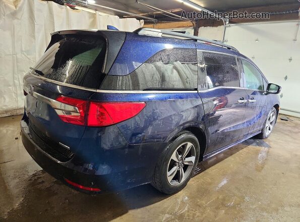 5FNRL6H89JB078694 2018 HONDA ODYSSEY Blue Rear right