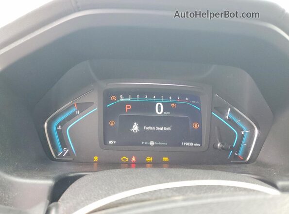 5FNRL6H89MB039446 2021 HONDA ODYSSEY Серебряный Вид щитка приборов