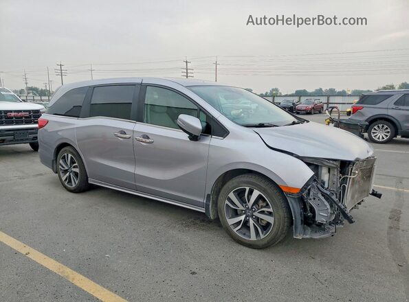 5FNRL6H89MB039446 2021 HONDA ODYSSEY Серебряный Передняя правая четверть