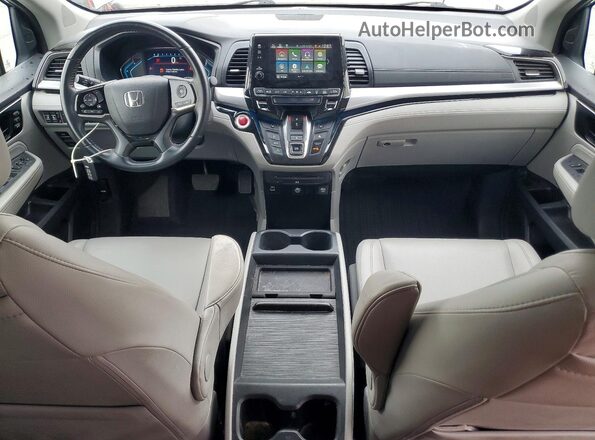 5FNRL6H89MB039446 2021 HONDA ODYSSEY Серебряный Вид панели приборов