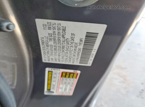 5FNRL6H89PB025843 2023 HONDA ODYSSEY Gray Widok komory silnika