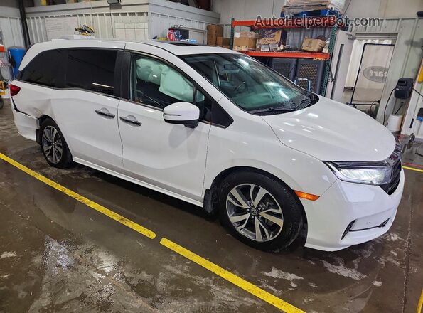 5FNRL6H89PB055621 2023 HONDA ODYSSEY White Передня права чверть