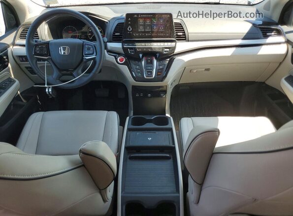 5FNRL6H89SB004323 2025 HONDA ODYSSEY Синий Вид панели приборов