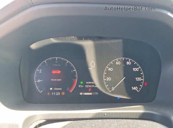 5FNRL6H89SB004323 2025 HONDA ODYSSEY Синий Вид щитка приборов