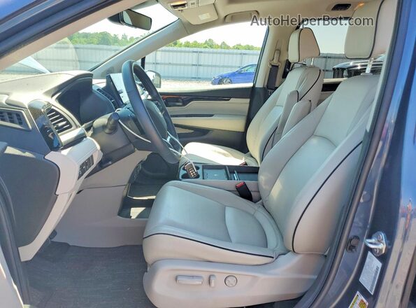 5FNRL6H89SB004323 2025 HONDA ODYSSEY Синий Вид салона спереди