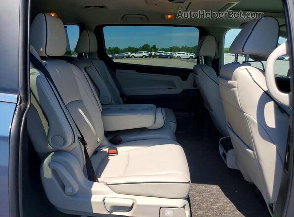 5FNRL6H89SB004323 2025 HONDA ODYSSEY Синий Вид задней части салона