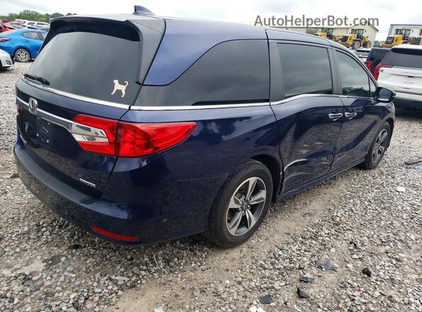 5FNRL6H8XKB118394 2019 HONDA ODYSSEY Синий Задняя правая четверть
