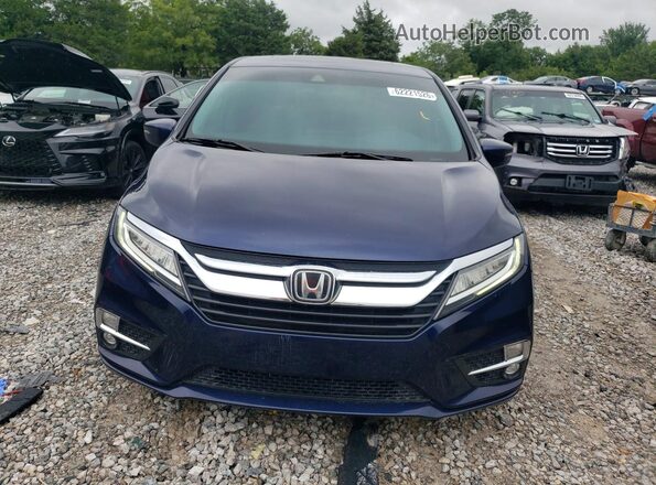 5FNRL6H8XKB118394 2019 HONDA ODYSSEY Синий Вид спереди