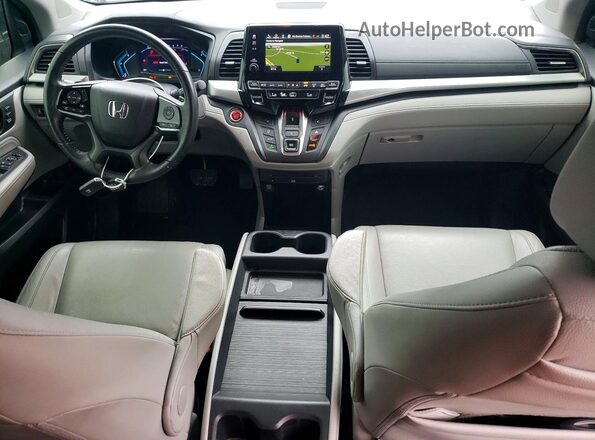 5FNRL6H8XKB118394 2019 HONDA ODYSSEY Синий Вид панели приборов