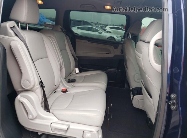 5FNRL6H8XKB118394 2019 HONDA ODYSSEY Синий Вид задней части салона