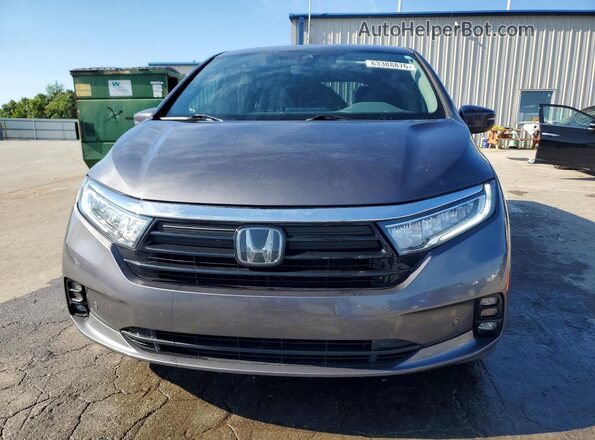 5FNRL6H8XNB026383 2022 HONDA ODYSSEY Gray Widok z przodu