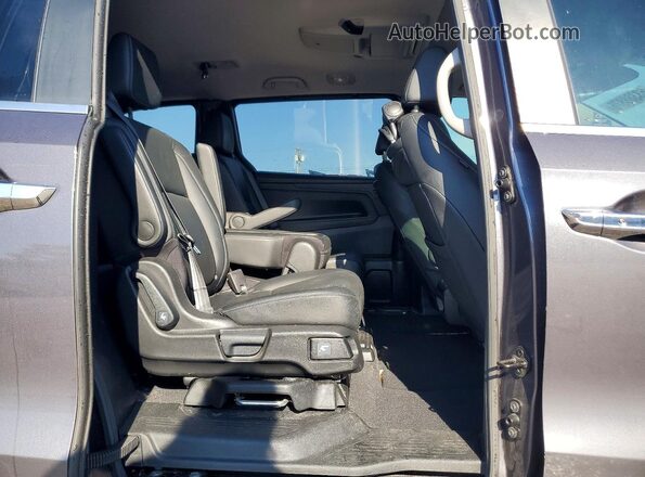 5FNRL6H8XNB026383 2022 HONDA ODYSSEY Gray Widok wnętrza z tyłu