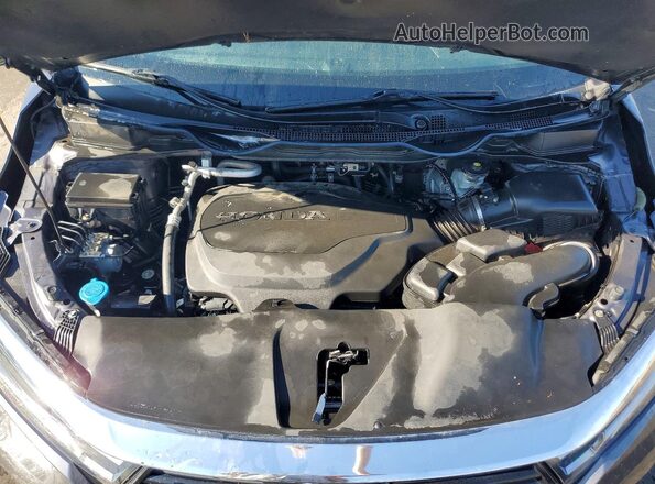5FNRL6H8XNB026383 2022 HONDA ODYSSEY Gray Widok komory silnika