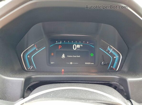 5FNRL6H8XPB069835 2023 HONDA ODYSSEY Gray Вид щитка приладів