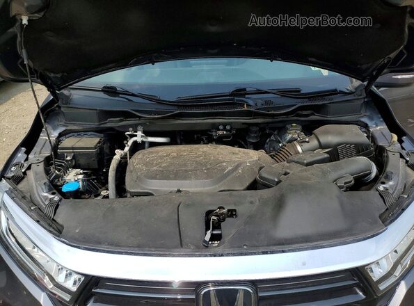5FNRL6H8XPB069835 2023 HONDA ODYSSEY Gray Вид підкапотного простору