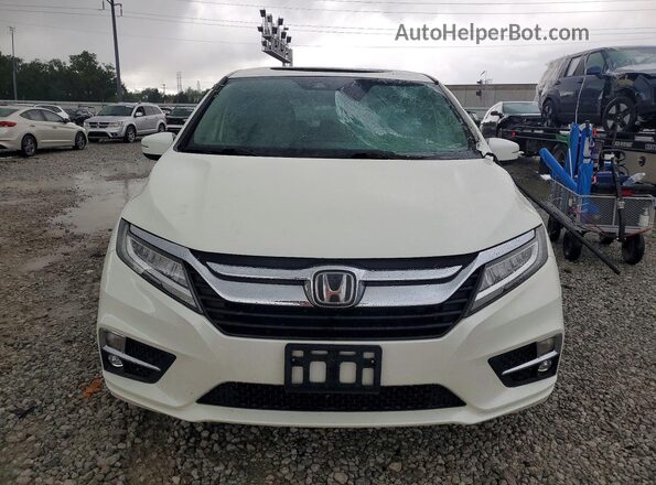 5FNRL6H90JB034754 2018 HONDA ODYSSEY White Widok z przodu