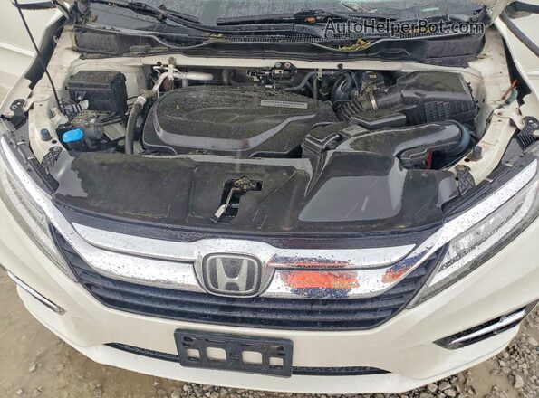 5FNRL6H90JB034754 2018 HONDA ODYSSEY White Widok komory silnika