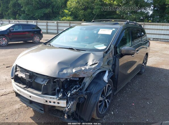 5FNRL6H90JB036861 2018 HONDA ODYSSEY Pewter Передняя левая четверть