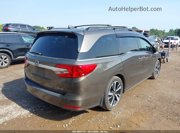 5FNRL6H90JB036861 2018 HONDA ODYSSEY Pewter Задняя правая четверть