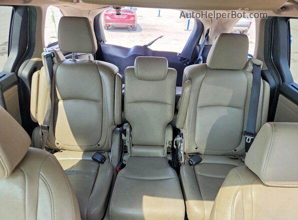 5FNRL6H90LB005127 2020 HONDA ODYSSEY Gray უკანა სავარძლების ხედი