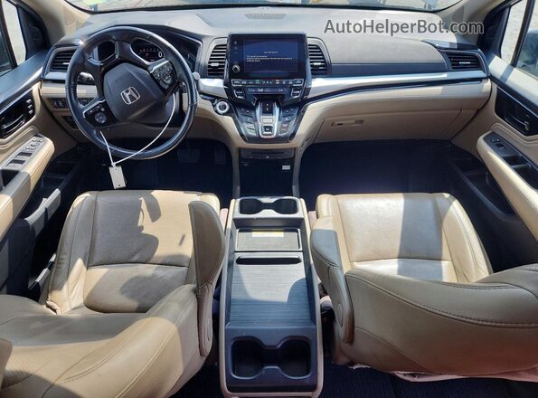 5FNRL6H90LB005127 2020 HONDA ODYSSEY Gray წინა პანელის ხედი