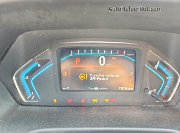 5FNRL6H90LB005127 2020 HONDA ODYSSEY Gray ხელსაწყოთა პანელის ხედი