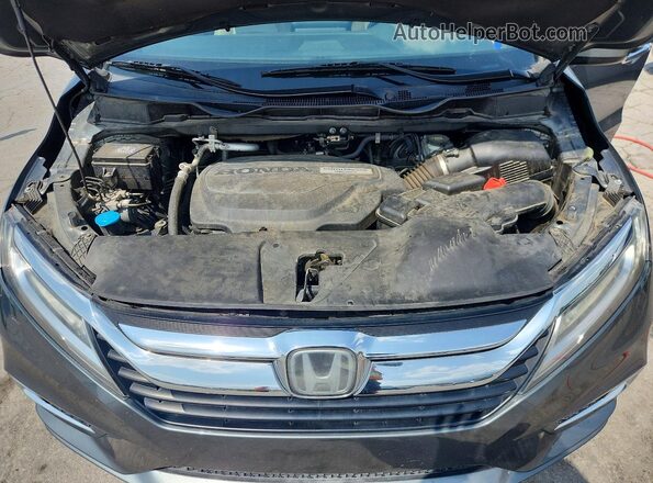 5FNRL6H90LB005127 2020 HONDA ODYSSEY Gray ძრავის განყოფილების ხედი