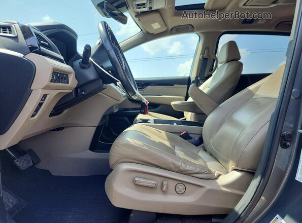 5FNRL6H90LB005127 2020 HONDA ODYSSEY Gray წინა სალონის ხედი
