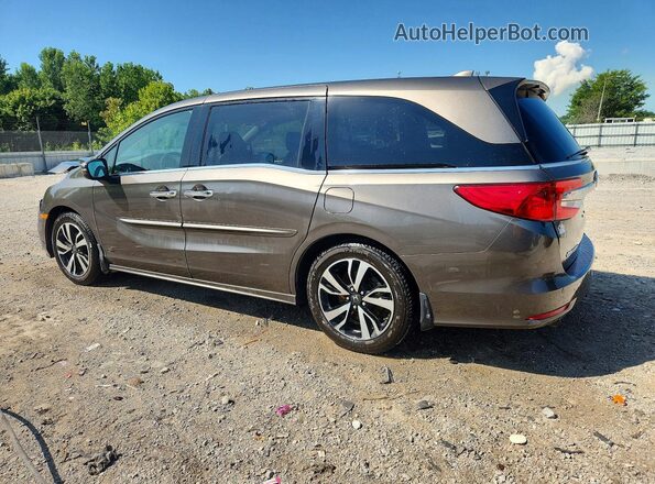 5FNRL6H91JB019731 2018 HONDA ODYSSEY Gray Հետևի ձախ