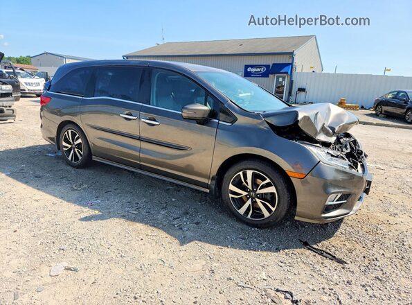 5FNRL6H91JB019731 2018 HONDA ODYSSEY Gray Առջևի աջ