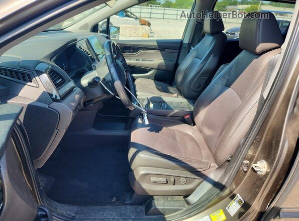 5FNRL6H91JB019731 2018 HONDA ODYSSEY Gray Սալոնի դիմացի տեսք
