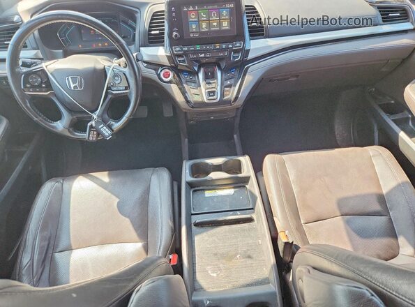5FNRL6H91JB019731 2018 HONDA ODYSSEY Gray Առջևի վահանակի տեսք