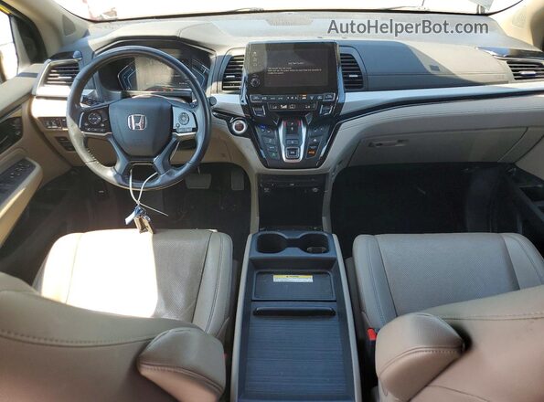 5FNRL6H91LB010644 2020 HONDA ODYSSEY Gray Առջևի վահանակի տեսք
